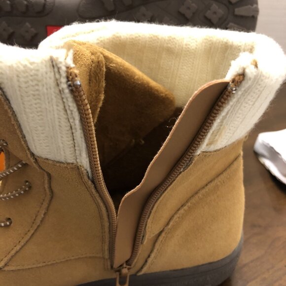 Sporting BOHO in Camel Colored Suede Boot Size 10 - Picture 8 of 10